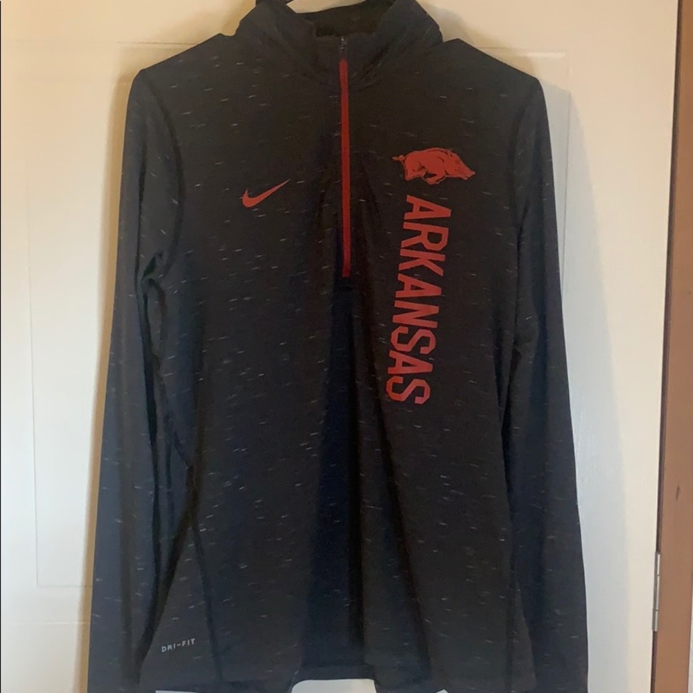 Arkansas Nike Dri Fit Quarterzip